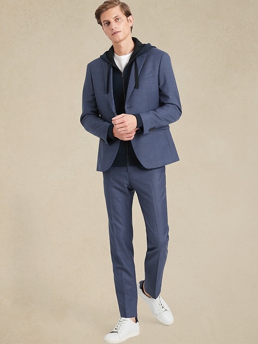 Image number 5 showing, Extra-Slim Italian Wool Suit Jacket