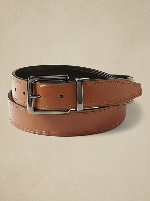 Reversible Italian Leather Belt | Banana Republic