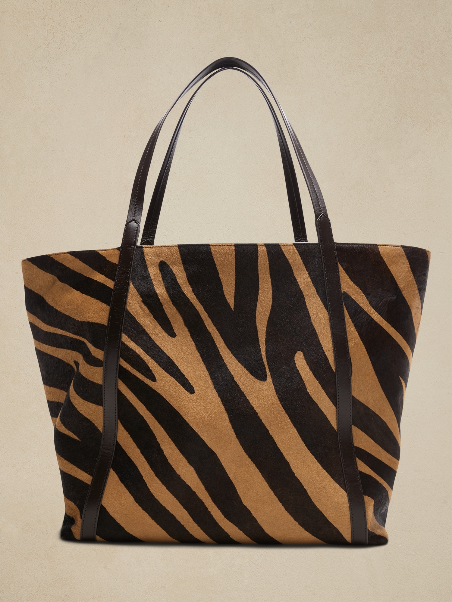 ZEBRA - calf Hair handbag, zebra handbag, zebra tote bag, animal print tote bag, animal print handbag, women's bag, zebra brown-black