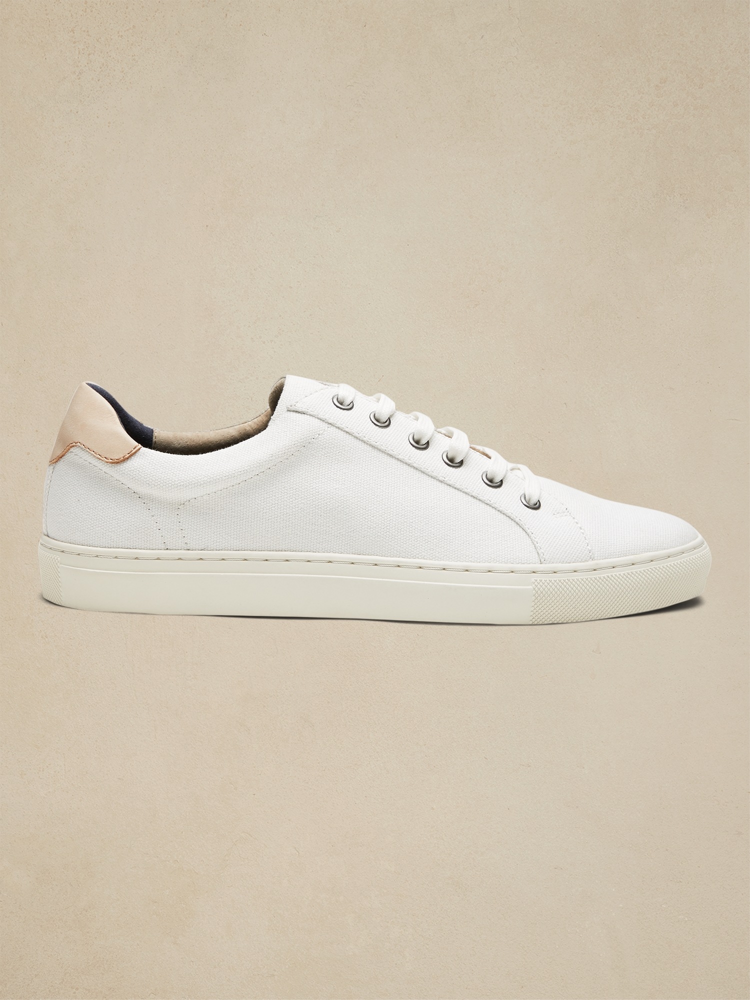 Мужские кроссовки Banana Republic Nicklas Canvas, цвет: Молочный белый — фото 3
