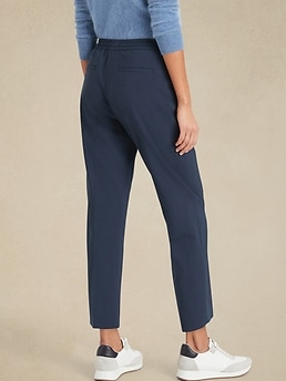 Washable Wool-Blend Pull-On Pant | Banana Republic