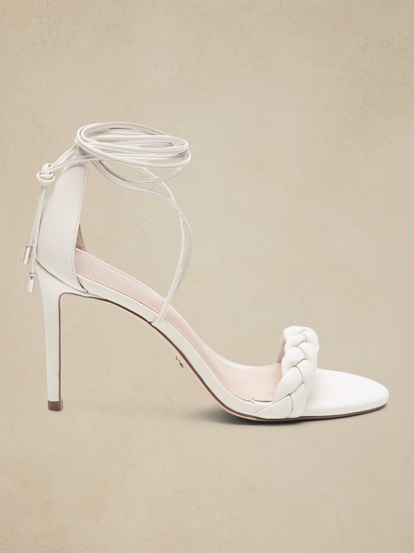 Treccia Leather Heels | Banana Republic