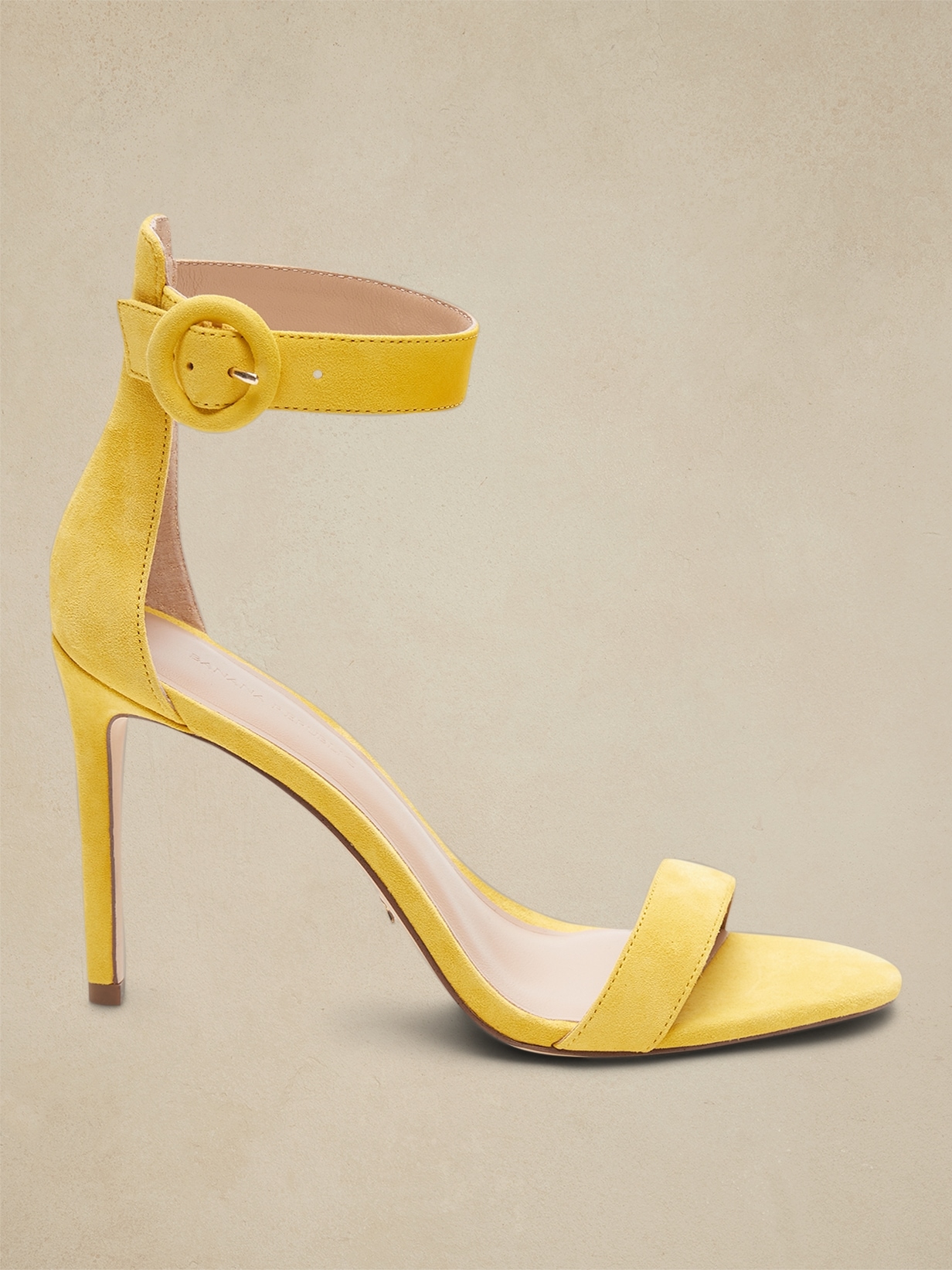Terrazzo Suede High-Heel Sandal | Banana Republic