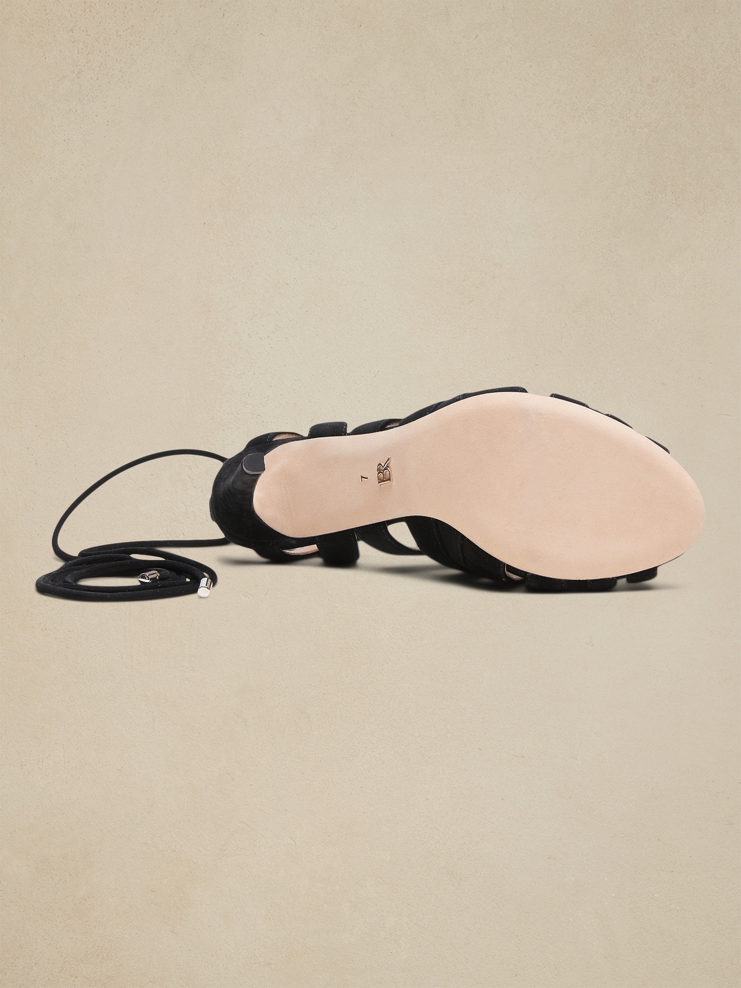 Jene Suede Heel Banana Republic