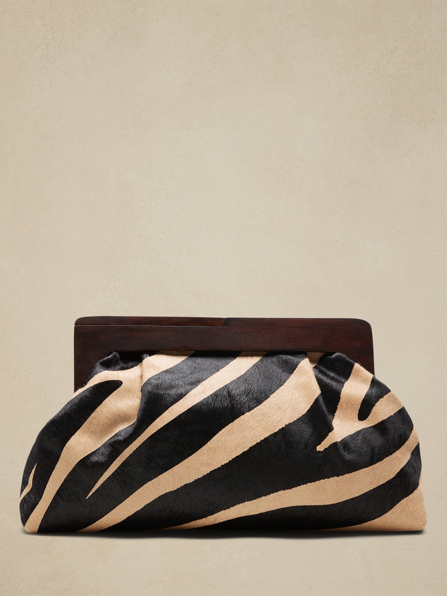 Banana Republic Calf store Hair Clutch