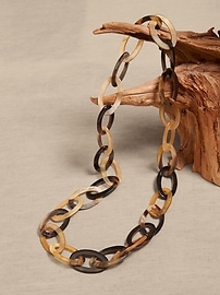 Horn Link Necklace &#124 Aureus + Argent