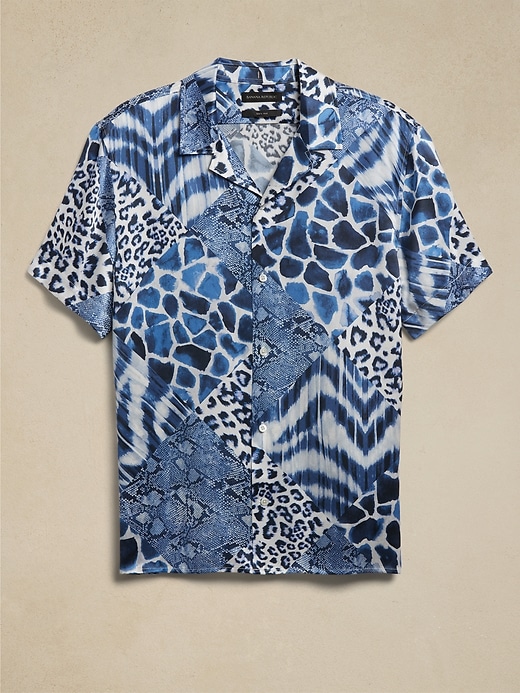 Image number 4 showing, Silk Resort Shirt