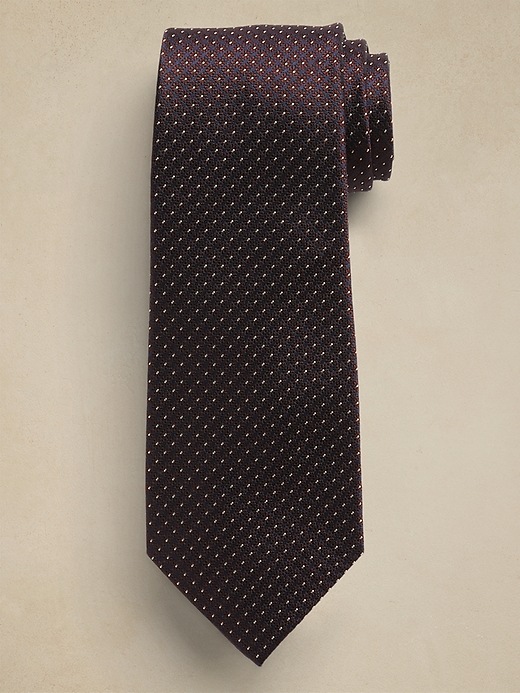 Micro Natte Silk Tie