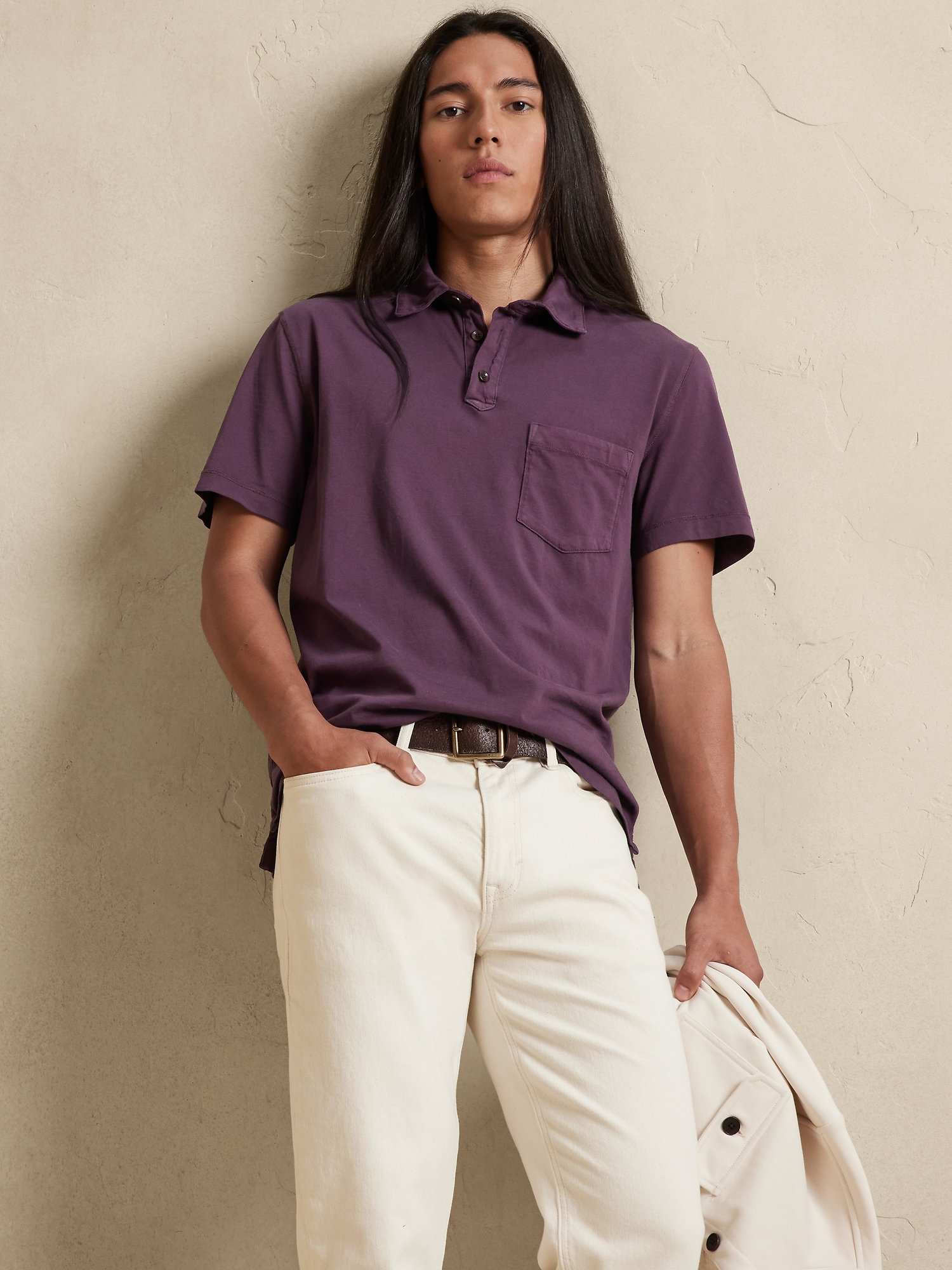 Authentic SUPIMA® Polo | Banana Republic