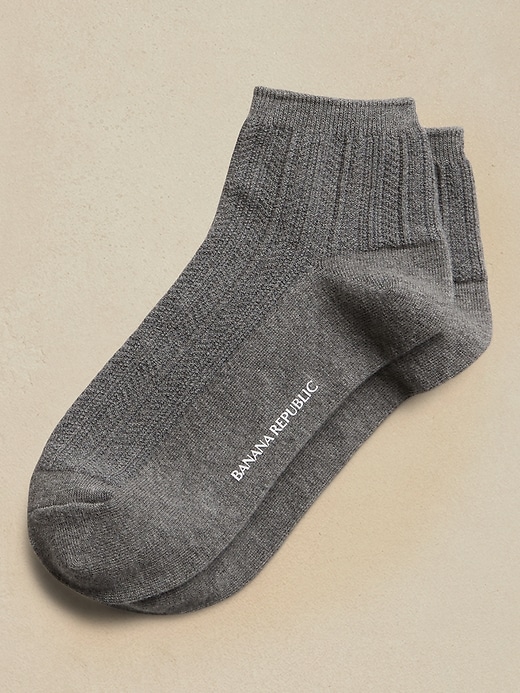 Textured Bootie Sock