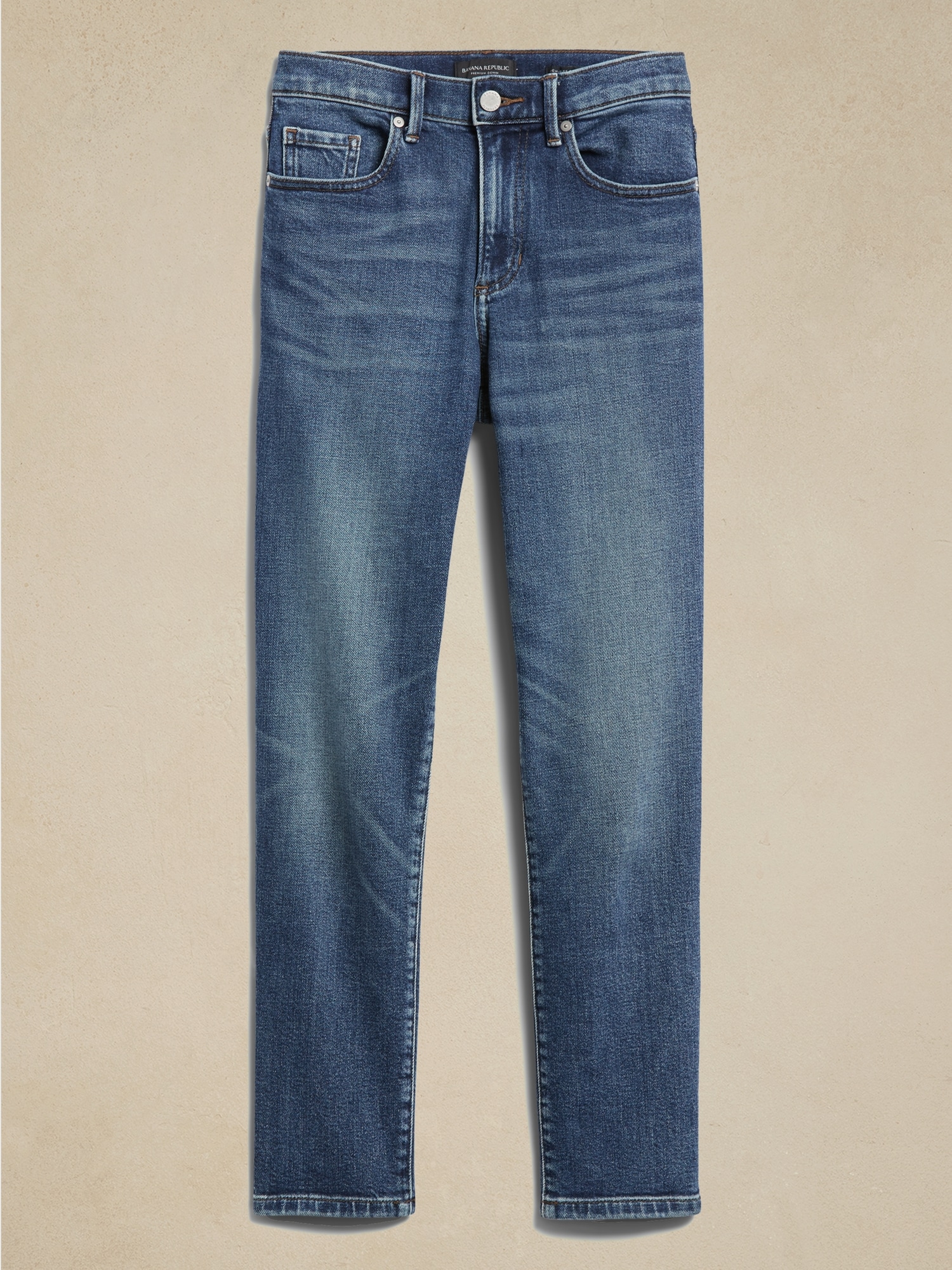 Petite High-Rise Straight Ankle Jean