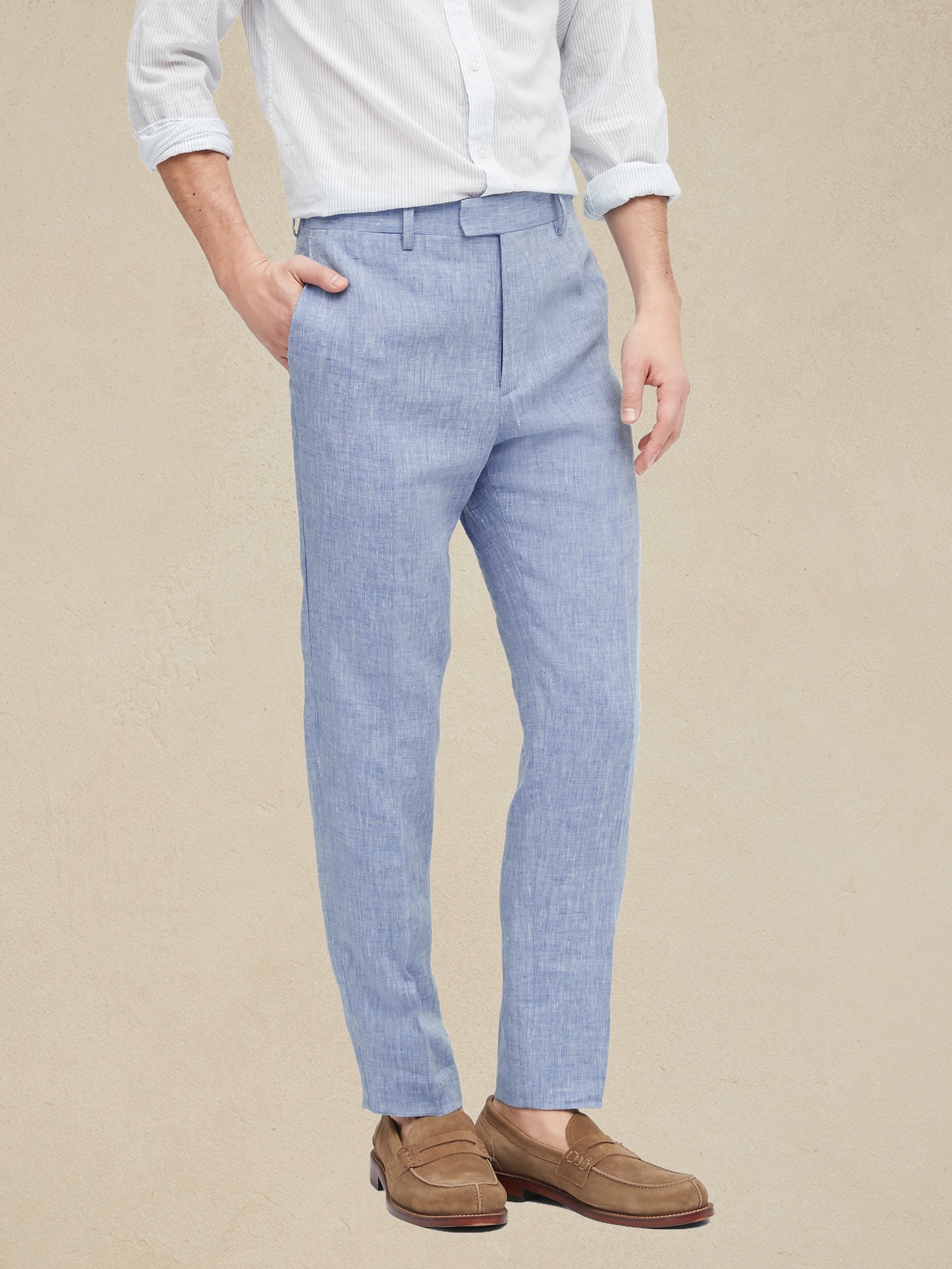 banana republic slim tapered fit pants