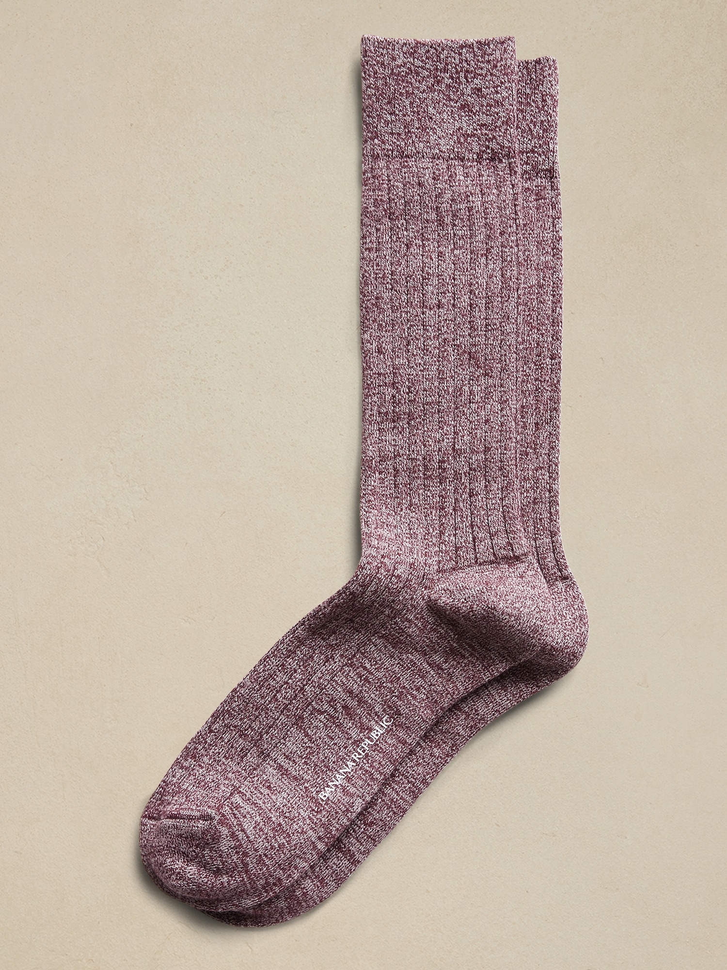 Updated Marl Ribbed Sock