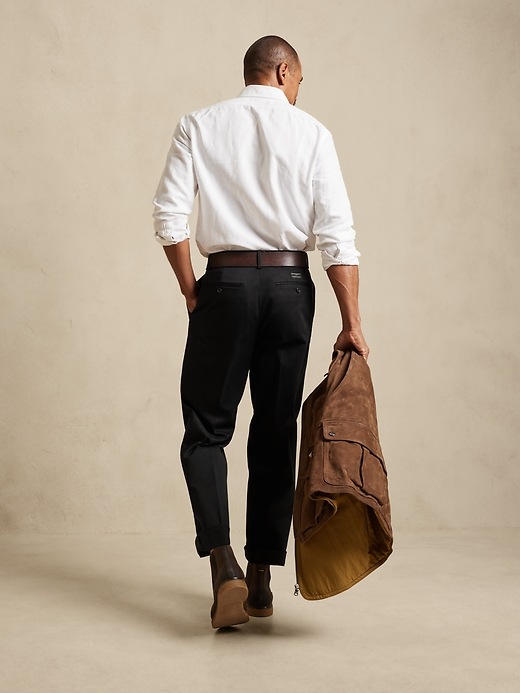 BR ARCHIVES Smithfield Pleated Rapid Movement Chino