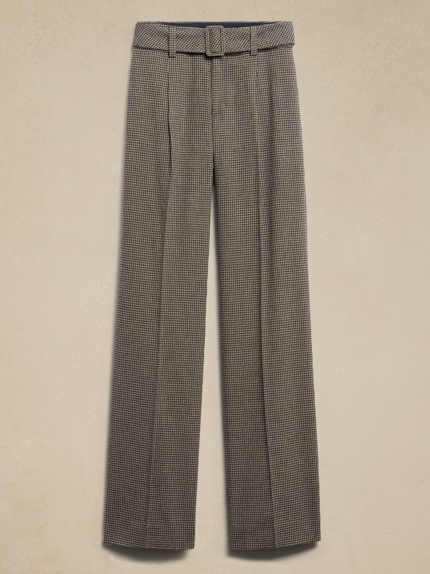 Flannel Wide Leg Pants Peyton Charcoal by Bellerose