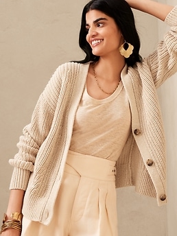 Nuvola Ribbed Cardigan