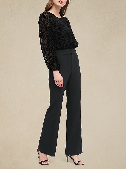 Petite High-Rise Flare Pant | Banana Republic