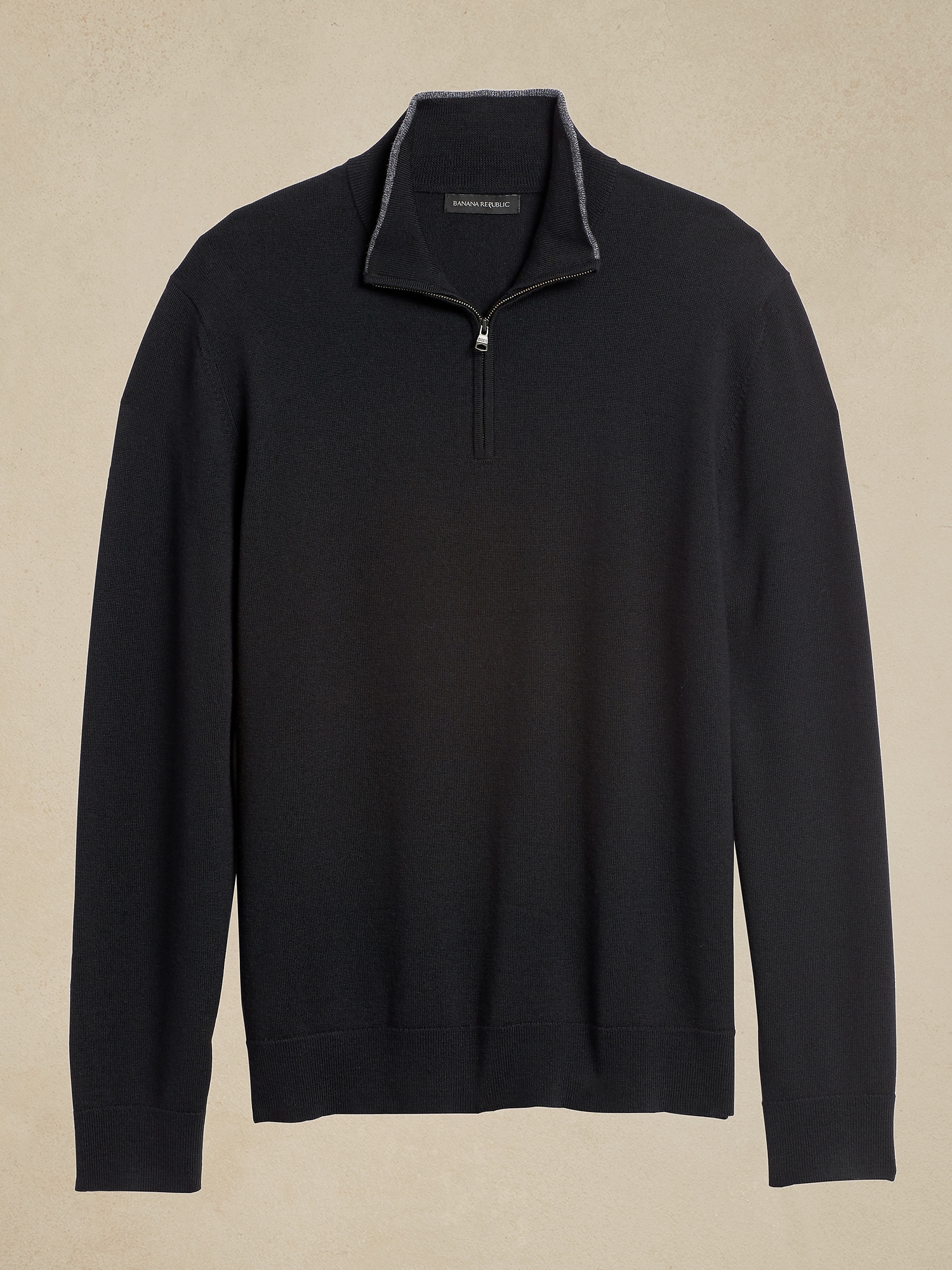 Italian Merino Half-Zip Sweater