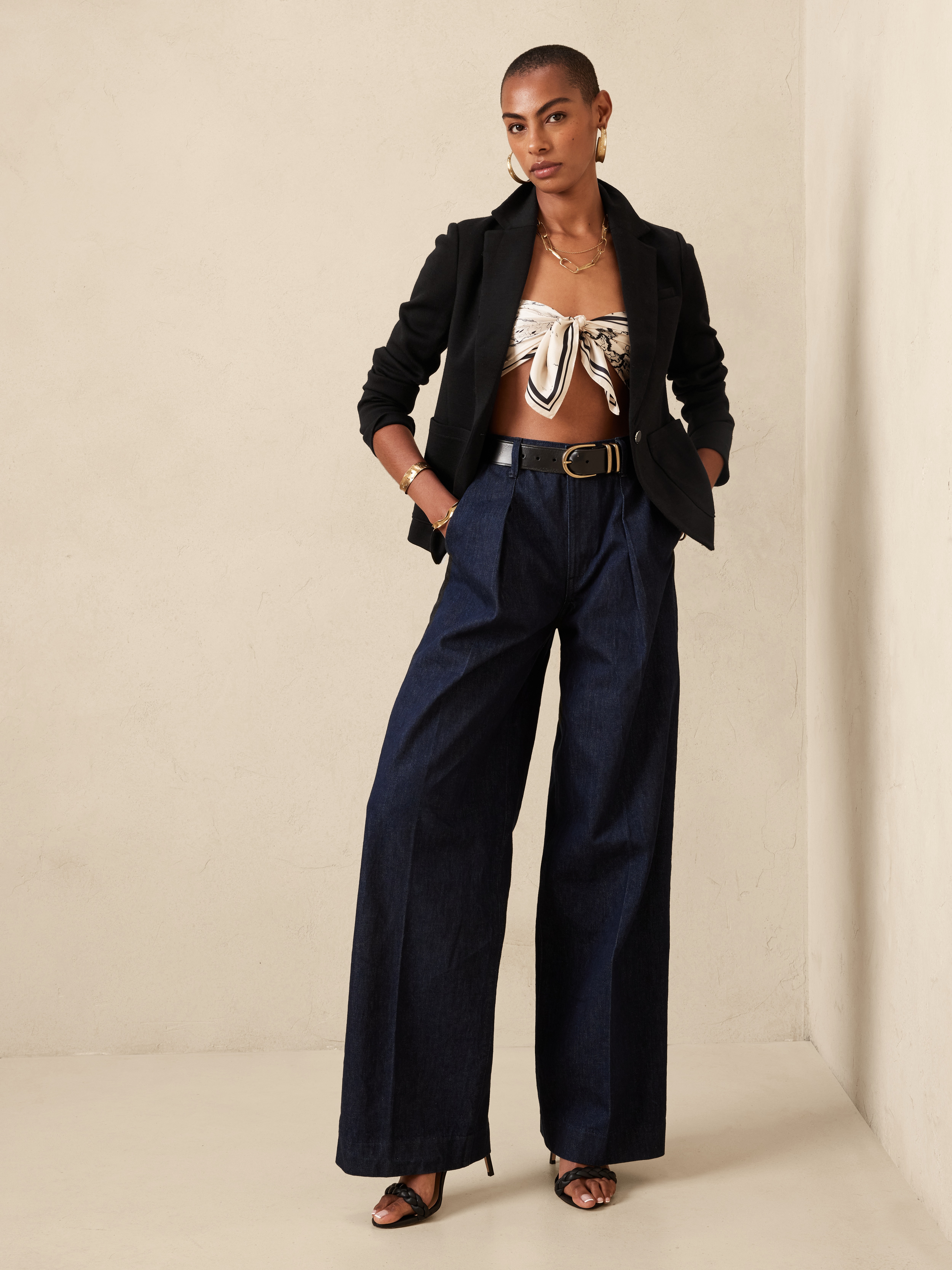 unstructured blazer womens