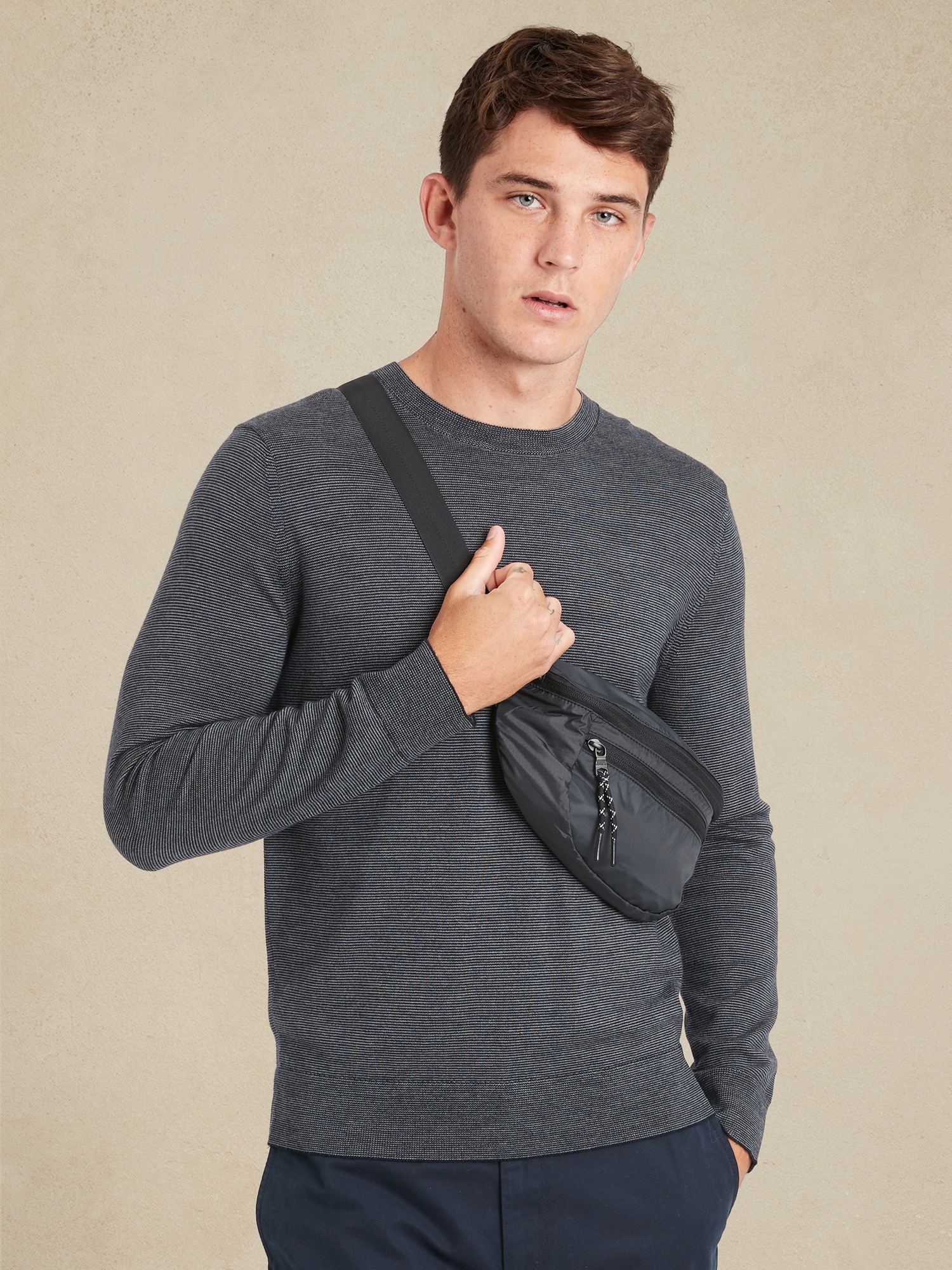 Italian Merino Stripe Sweater