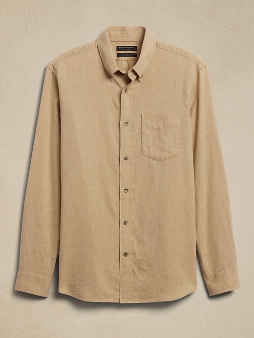 Untucked Flannel Shirt Banana Republic