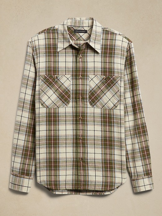 Image number 4 showing, BR ARCHIVES Plaid Flannel Shirt