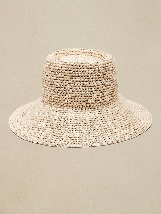 Packable Straw Hat | Banana Republic display picture 1