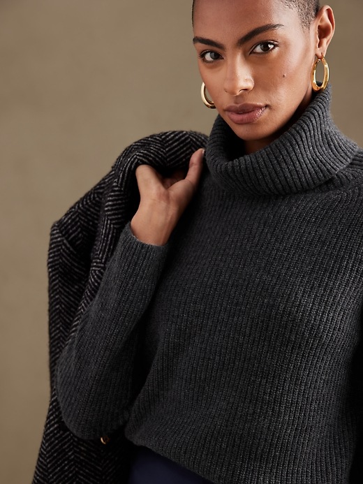 Image number 3 showing, Chiara Cashmere Turtleneck Sweater
