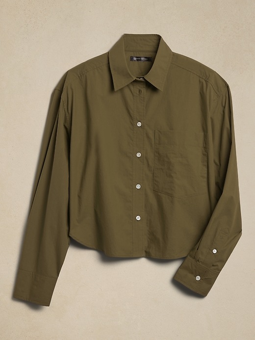 Image number 4 showing, The Boxy Cropped Shirt
