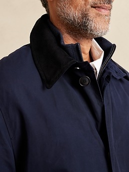 Banana republic water store repellent mac jacket