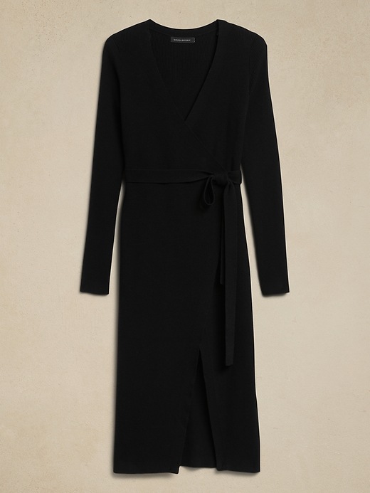 Image number 4 showing, Netta Ribbed Wrap Dress