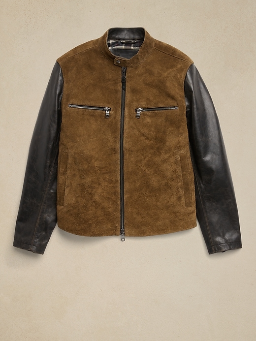 Image number 4 showing, Pacer Leather Biker Jacket
