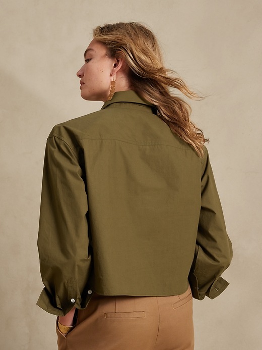 Image number 2 showing, The Boxy Cropped Shirt