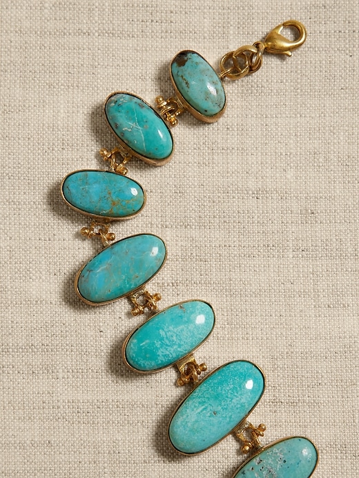 Tulum Turquoise Bracelet &#124 Aureus + Argent