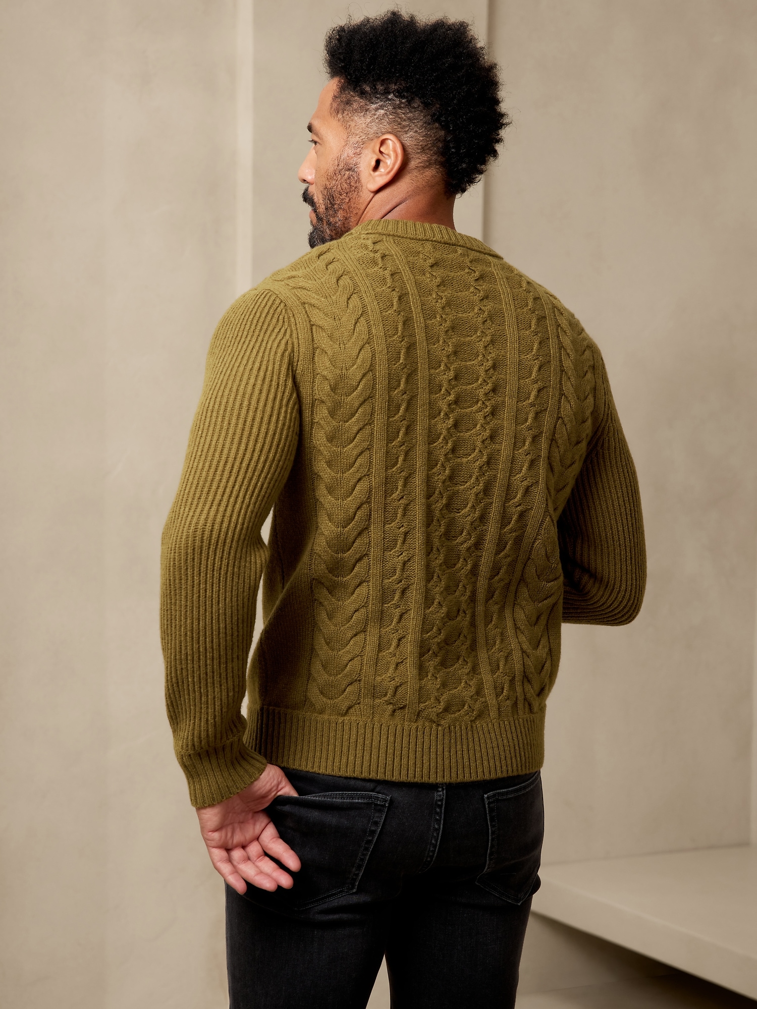 Cavo Wool-Blend Sweater | Banana Republic