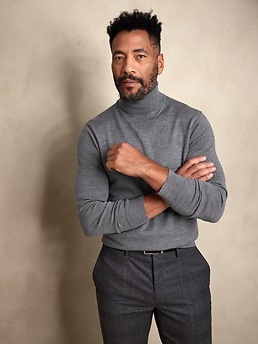 Mens Turtleneck Sweaters | Banana Republic
