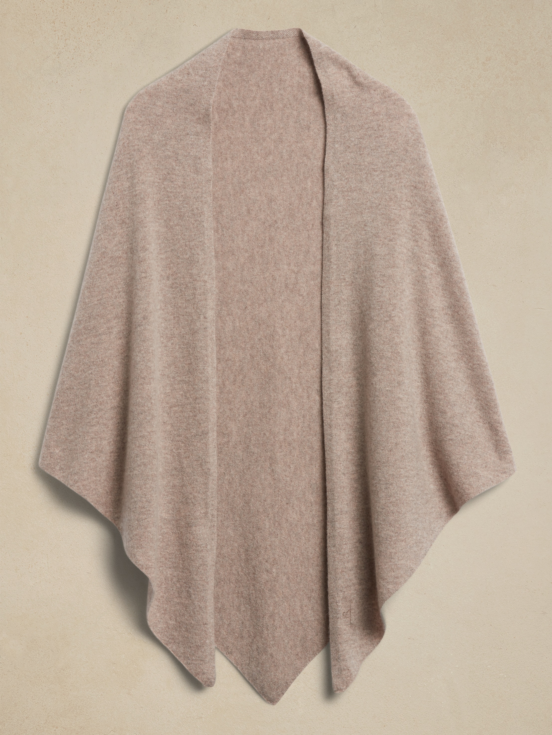 Banana Republic Women's Elettra Cashmere Wrap Heather Taupe One Size