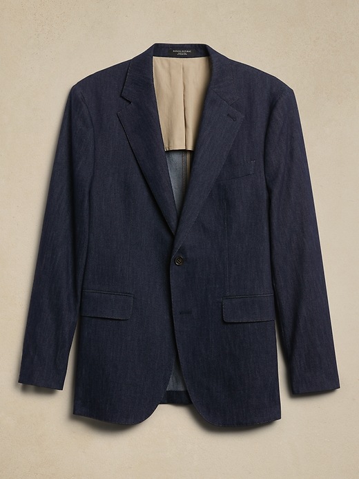 Image number 4 showing, Cavallo Denim Suit Jacket