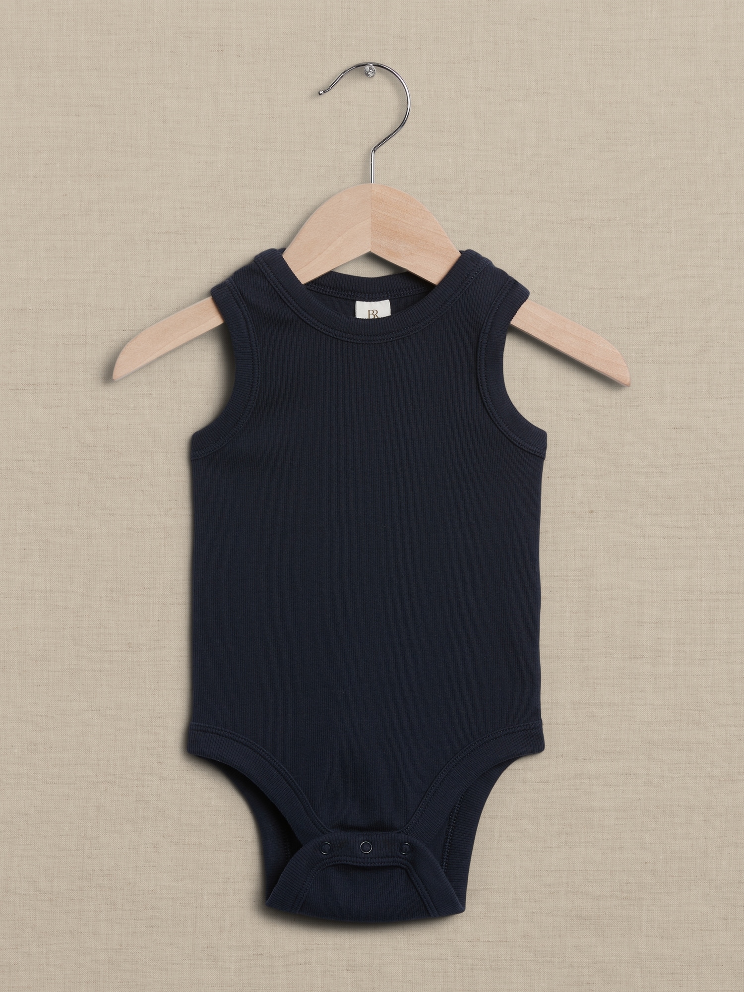 Banana Republic Essential SUPIMA® Bodysuit for Baby blue. 1