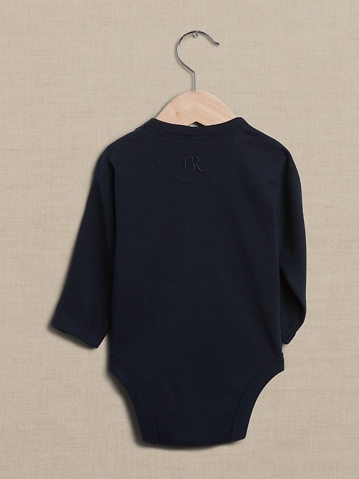 Image number 8 showing, Baby Essential SUPIMA® Long-Sleeve Bodysuit