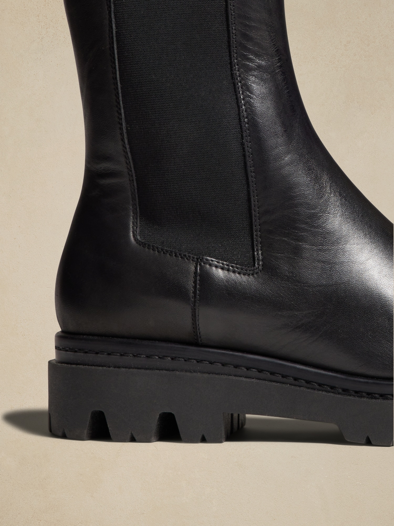 pakke Fortælle peregrination Hudson Tall Leather Chelsea Boot | Banana Republic
