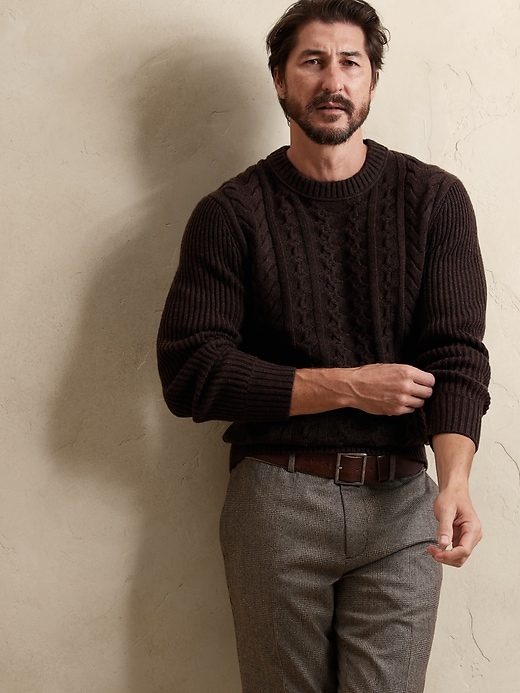 Image number 1 showing, Cavo Wool-Blend Sweater