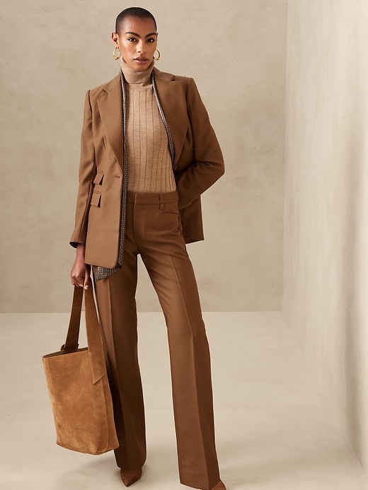 Image number 1 showing, Lido Straight Wool Pant