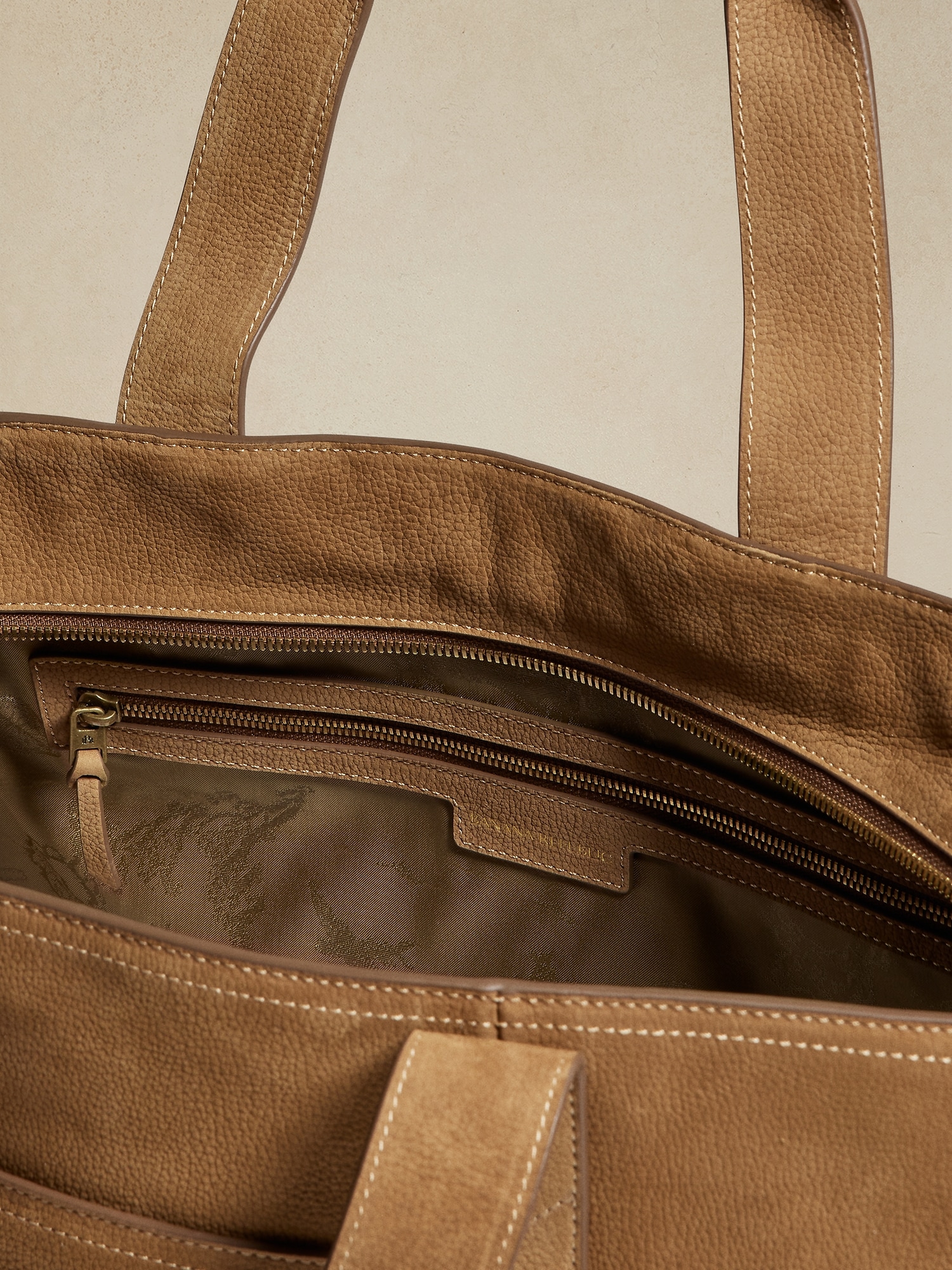 Italian Brown Nubuck Duffle Bag by Proper Cloth