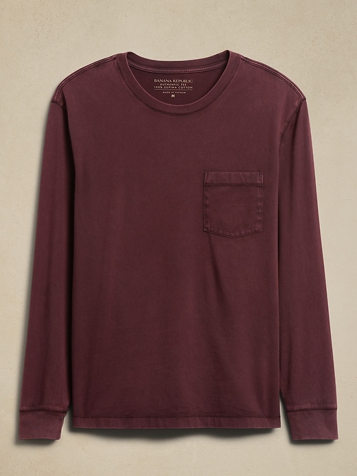 Image number 4 showing, Authentic SUPIMA® Long-Sleeve T-Shirt