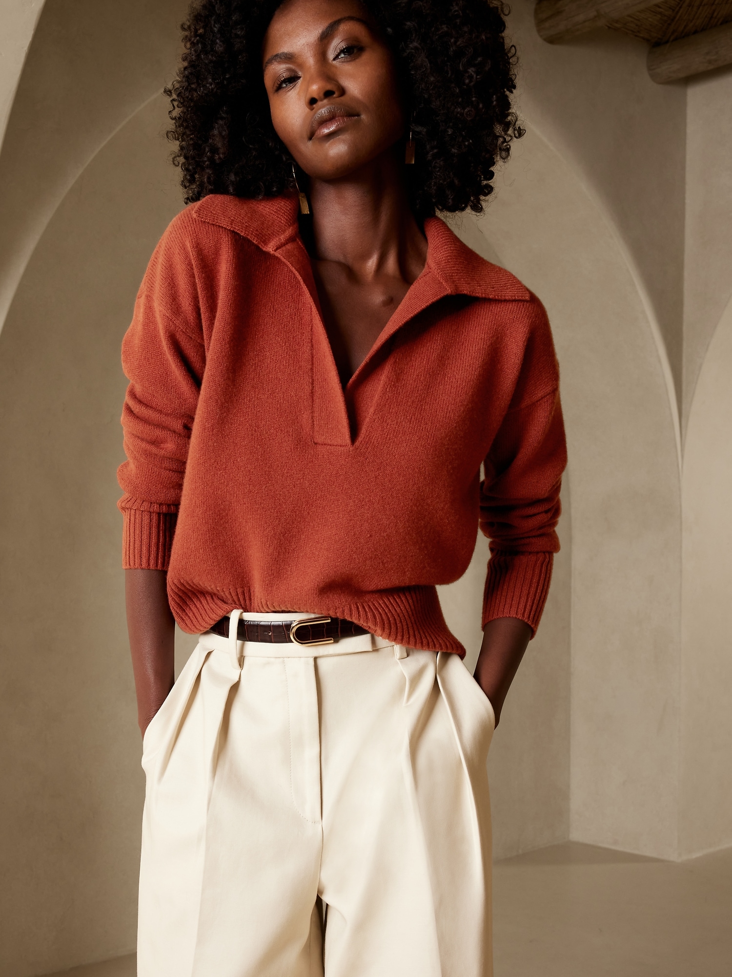 Women's V-Neck Sweaters | Banana Republic