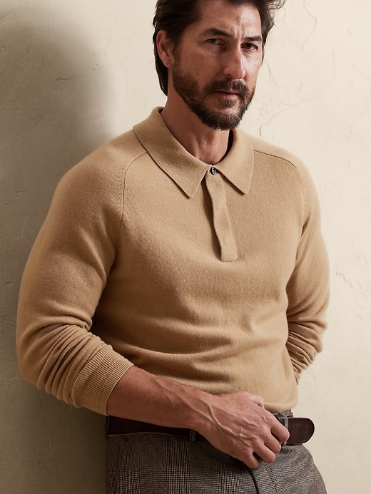 Image number 1 showing, Viaggio Cashmere Sweater Polo