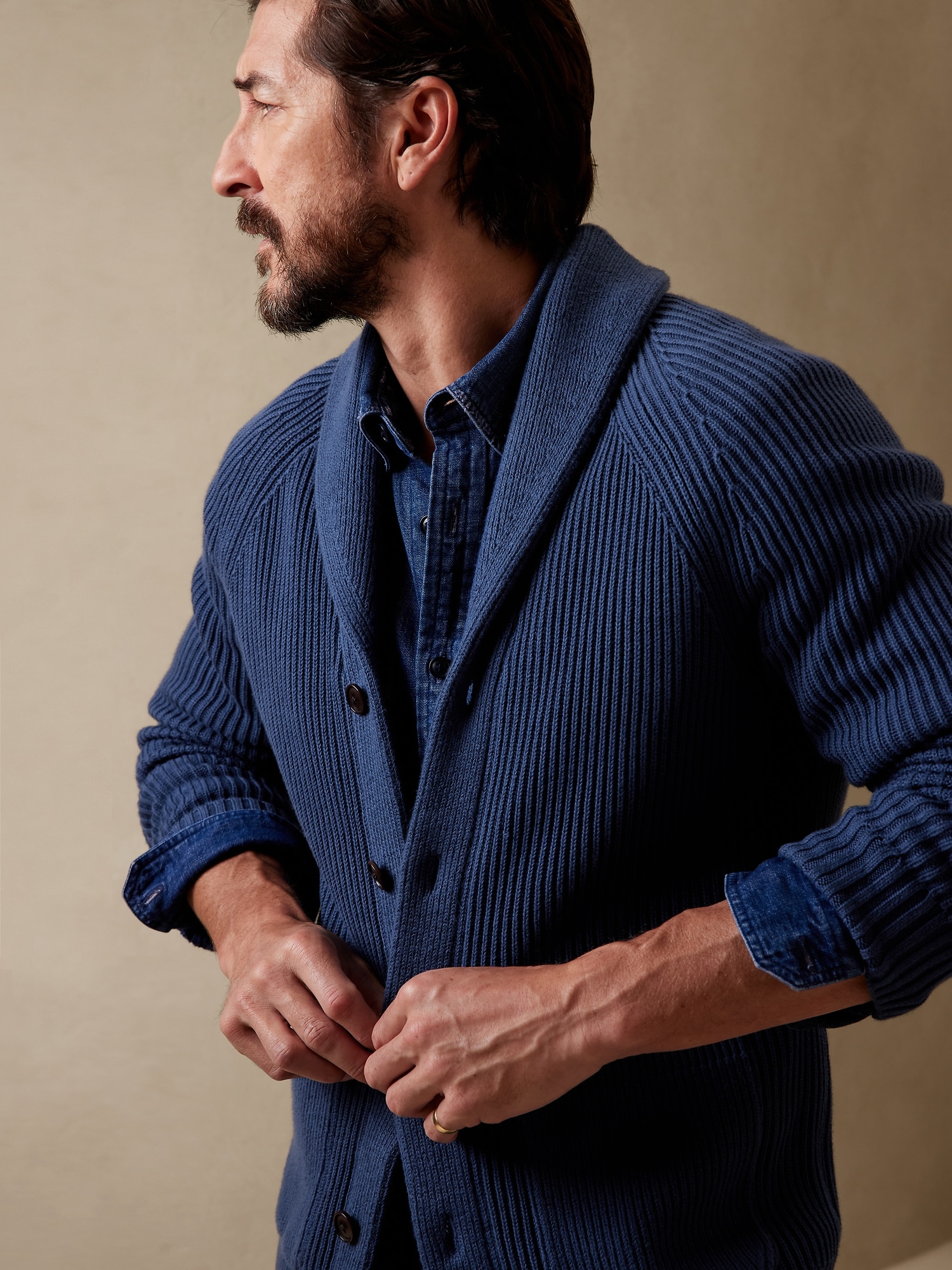 Banana republic cardigan men best sale