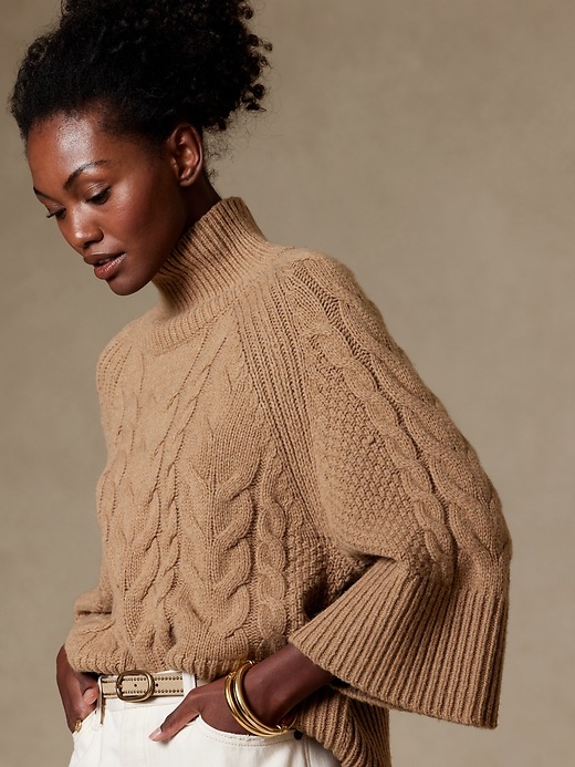 Image number 3 showing, Covo Flare-Sleeve Sweater