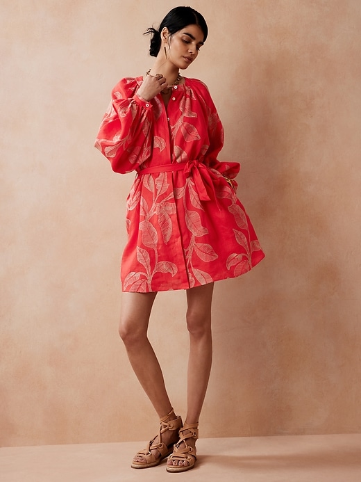 Image number 5 showing, Embroidered Shirt Dress